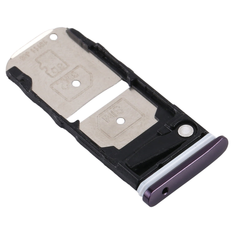 SIM Card Tray + SIM Card Tray / Micro SD Card Tray for Motorola One Zoom
