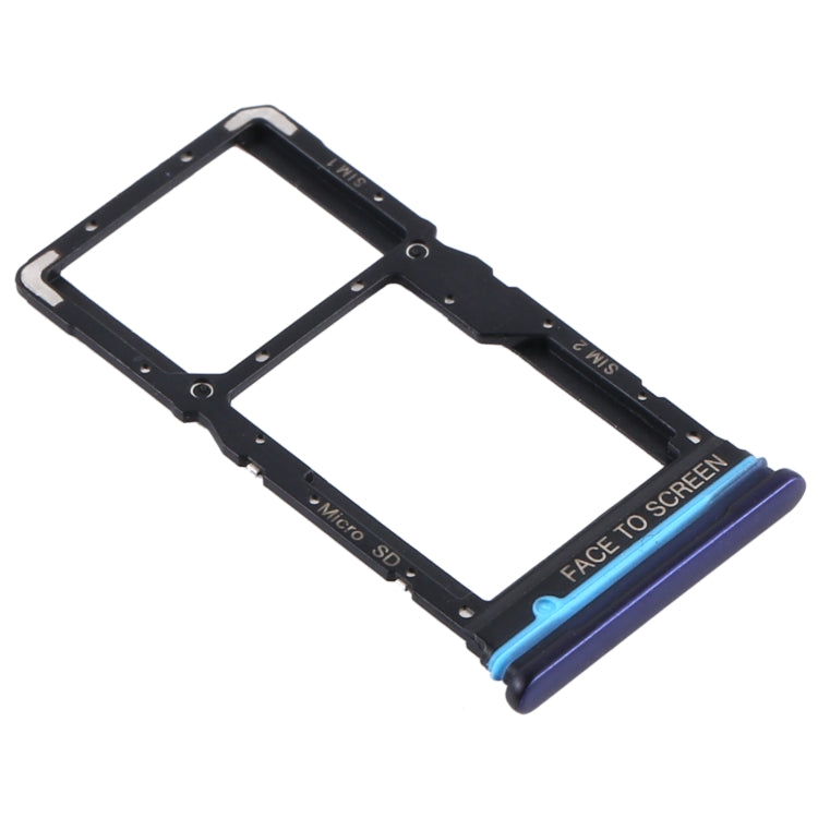 SIM Card Tray + SIM Card Tray / Micro SD Card Tray for Xiaomi Redmi Note 9 Pro 5G M2007J17C