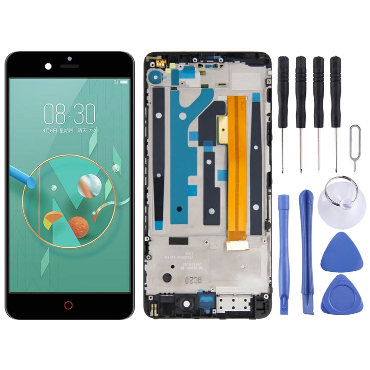 OEM LCD Screen for ZTE Nubia Z17 mini NX569J NX569H  Digitizer Full Assembly with Frameï¼ˆBlack)