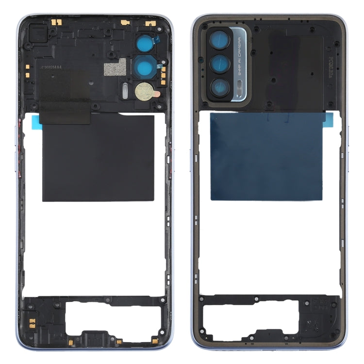 For OPPO Realme V15 Middle Frame Bezel Plate (Silver)
