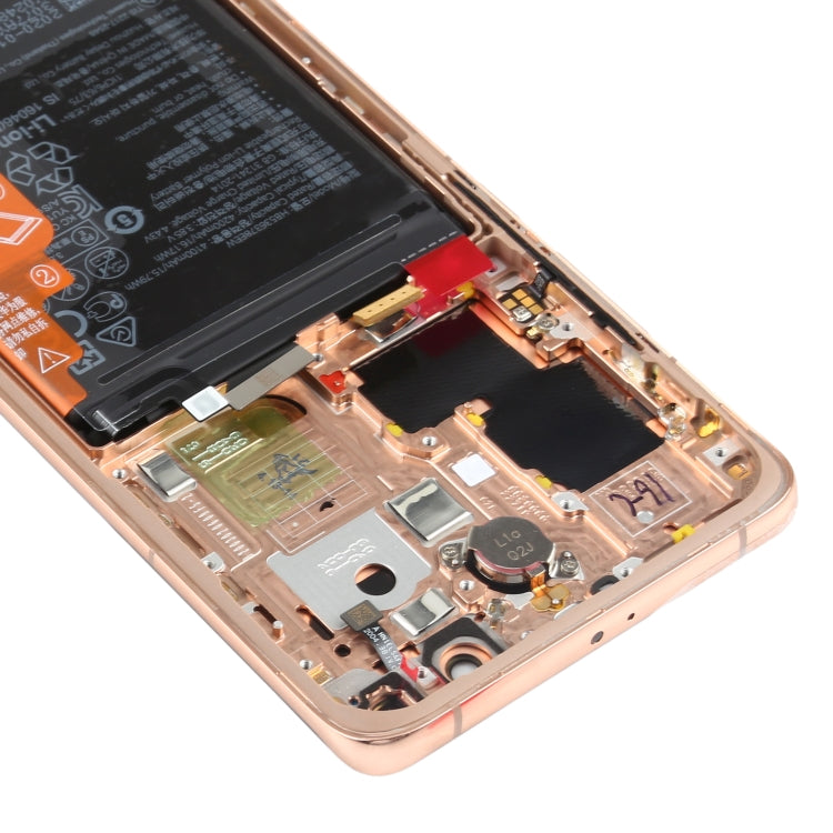 Original OLED LCD Screen for Huawei P40 Pro Digitizer Full Assembly with Frame(Gold)