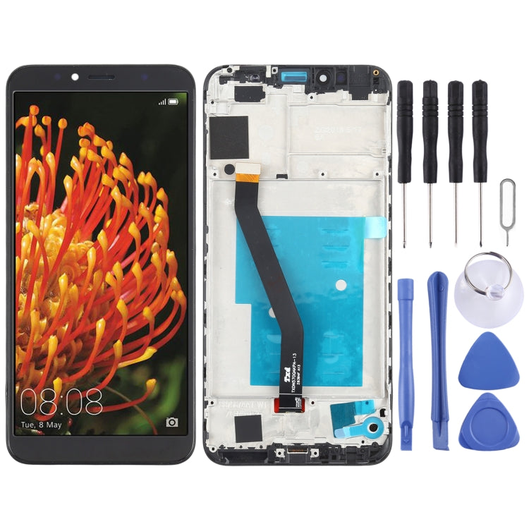 OEM LCD Screen for Huawei Y6 (2018) Digitizer Full Assembly with Frame