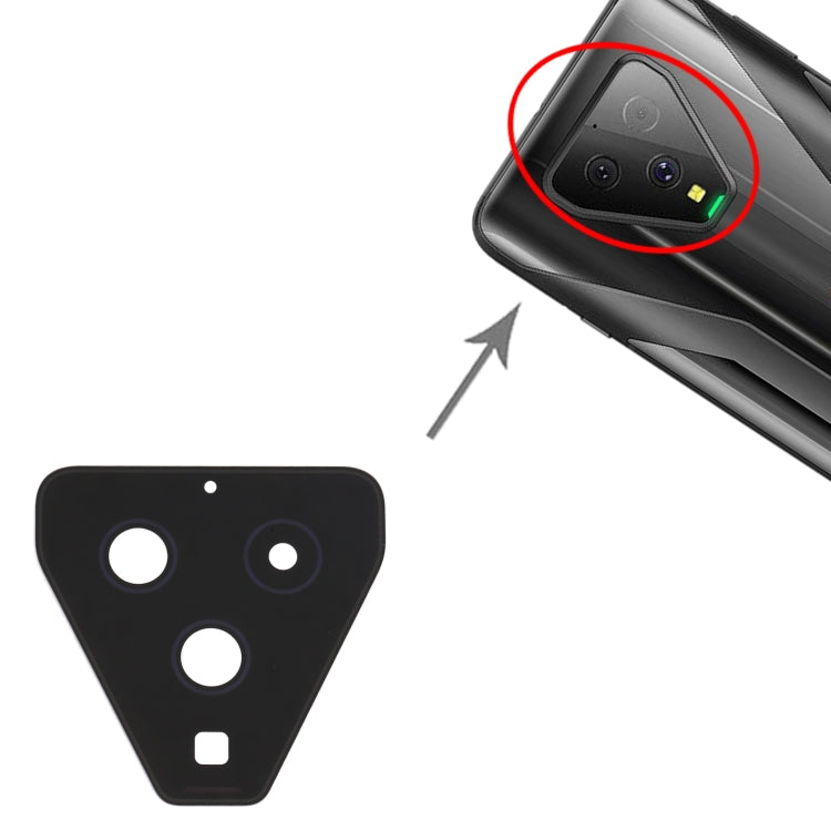 10 PCS Back Camera Lens for Xiaomi Black Shark 3 KLE-H0 KLE-A0