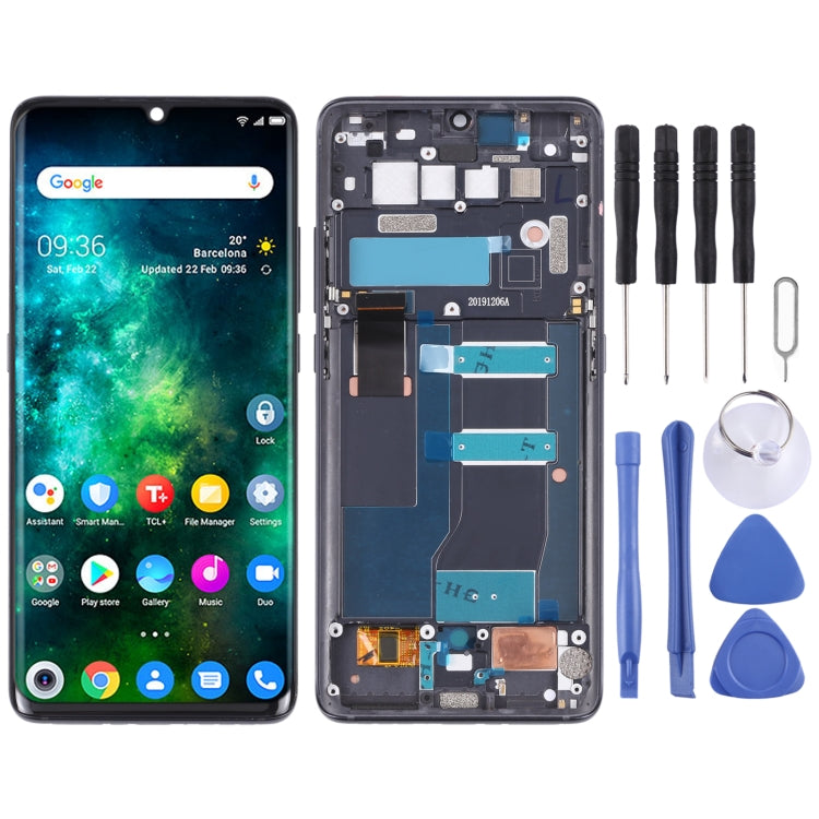 Original LCD Screen for TCL 10 Pro Digitizer Full Assembly with Frame