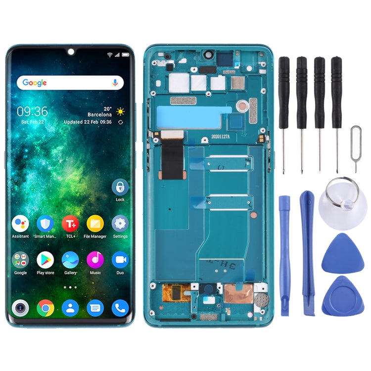 Original LCD Screen for TCL 10 Pro Digitizer Full Assembly with Frame