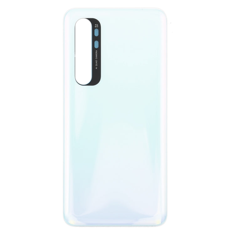 Original Battery Back Cover for Xiaomi Mi Note 10 Lite M2002F4LG M1910F4G(White)