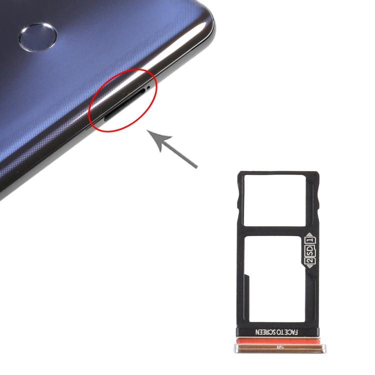 SIM Card Tray + Micro SD Card Tray for Motorola Moto One Action XT2013-1 XT2013-2 XT2013-4