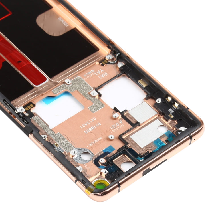 For OPPO Find X2 Pro CPH2025 PDEM30 Original Front Housing LCD Frame Bezel Plate