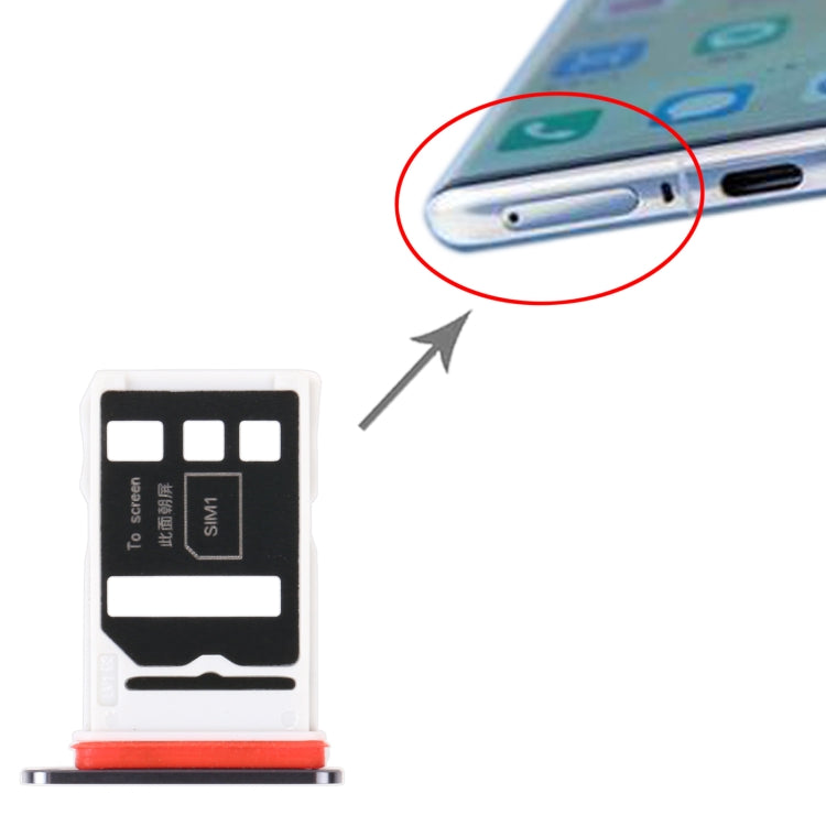 SIM Card Tray + SIM Card Tray for Huawei Nova 8 Pro 5G