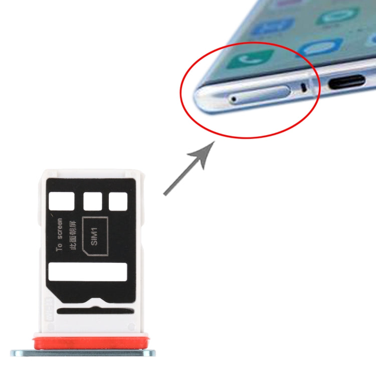 SIM Card Tray + SIM Card Tray for Huawei Nova 8 Pro 5G