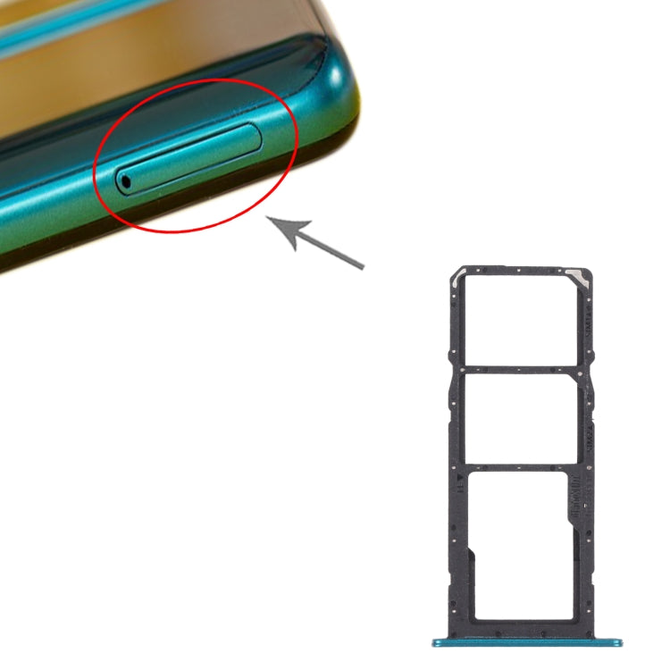 SIM Card Tray + SIM Card Tray + Micro SD Card Tray for Huawei P Smart 2021