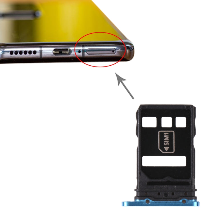 SIM Card Tray + NM Card Tray for Huawei P40 Pro+