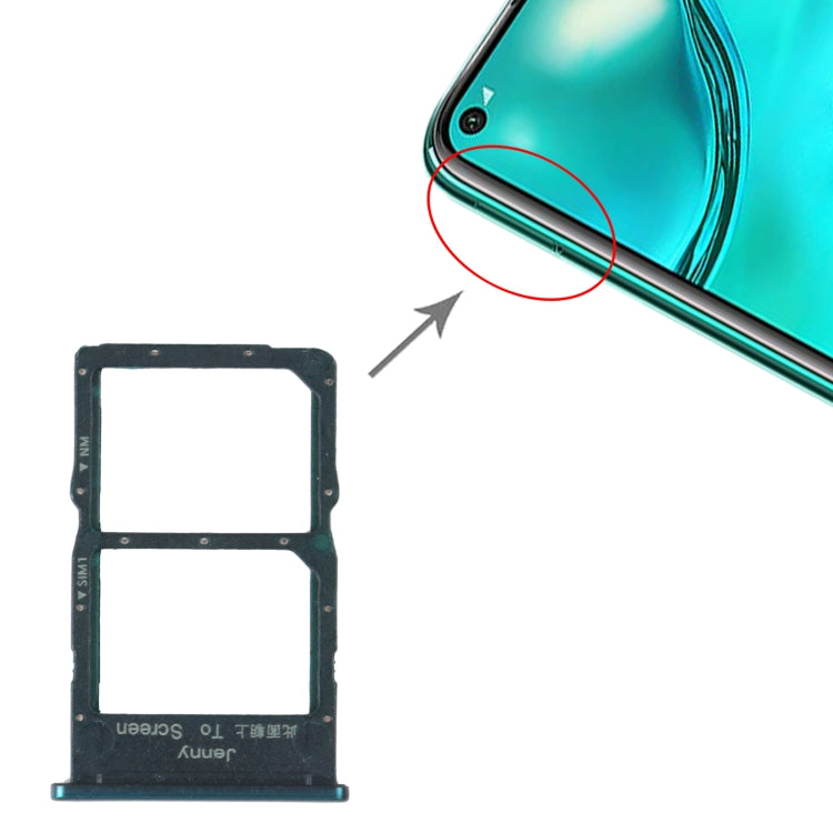 SIM Card Tray + NM Card Tray for Huawei Nova 7i