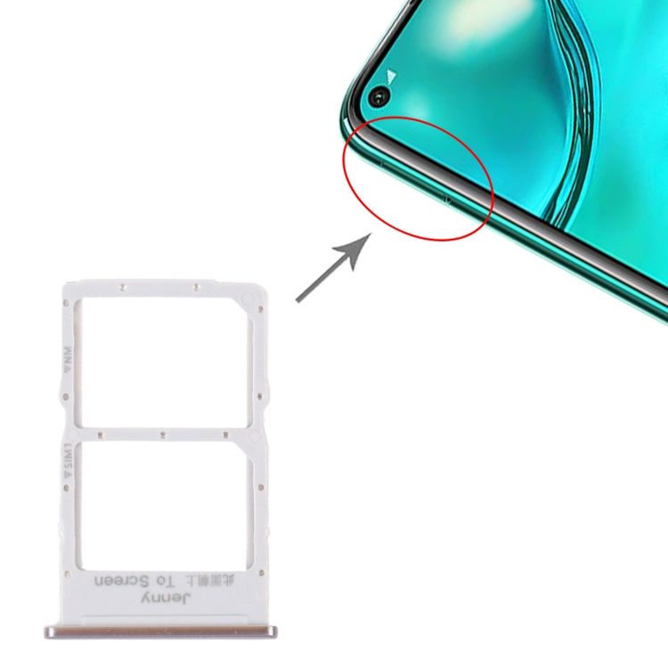 SIM Card Tray + NM Card Tray for Huawei Nova 7i