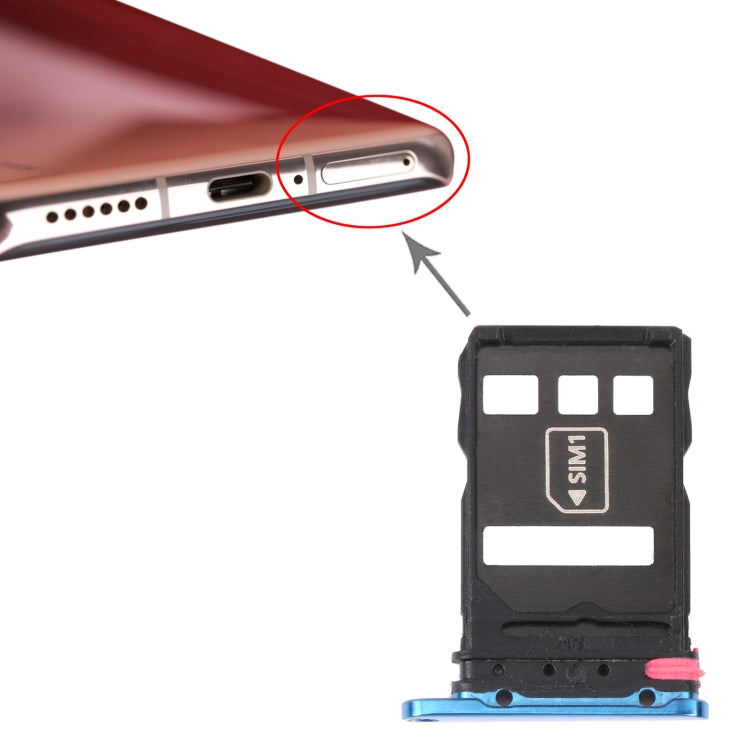 SIM Card Tray + NM Card Tray for Huawei P40 Pro