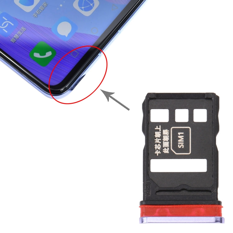 SIM Card Tray + SIM Card Tray for Huawei nova 6
