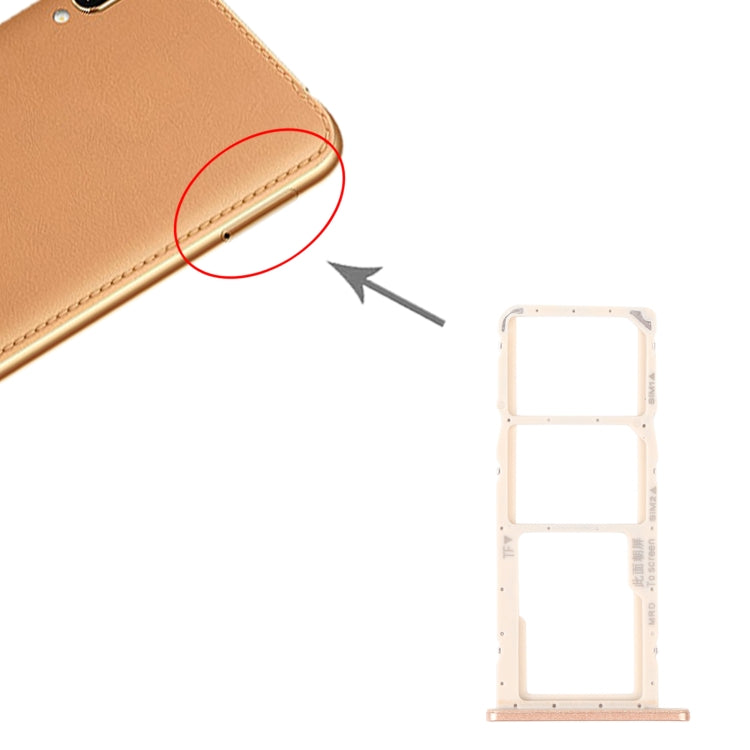 SIM Card Tray + SIM Card Tray + Micro SD Card Tray for Huawei Enjoy 9e