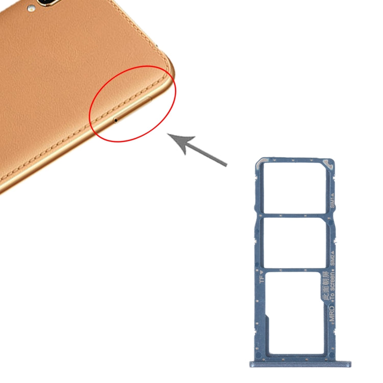 SIM Card Tray + SIM Card Tray + Micro SD Card Tray for Huawei Enjoy 9e