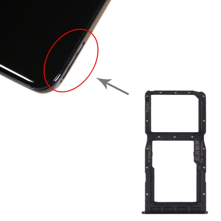 SIM Card Tray + SIM Card Tray / Micro SD Card Tray for Huawei Nova 4e