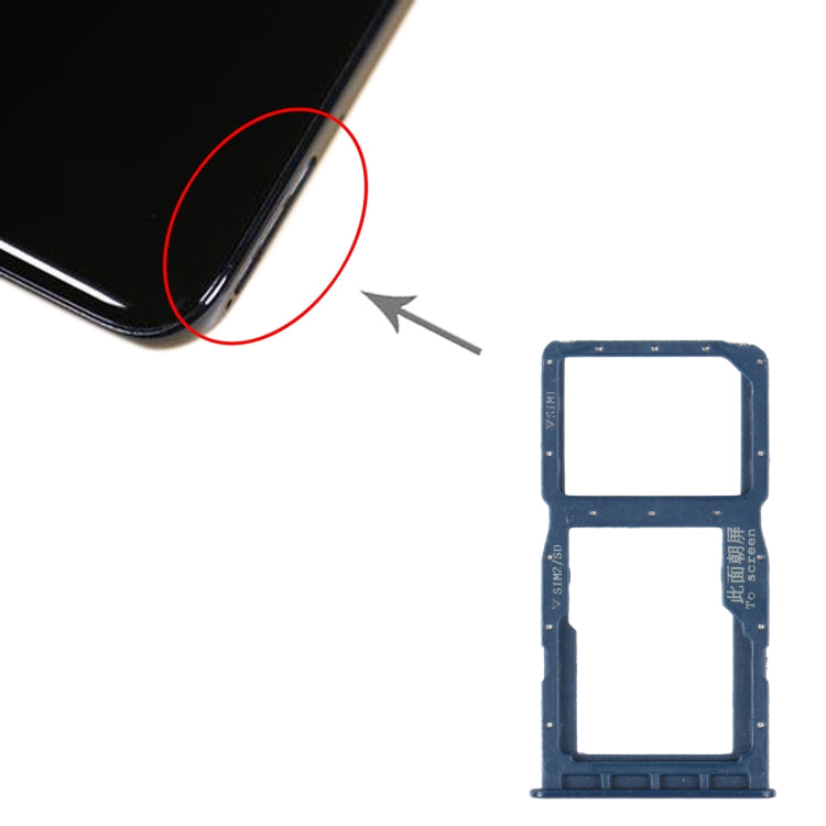 SIM Card Tray + SIM Card Tray / Micro SD Card Tray for Huawei Nova 4e