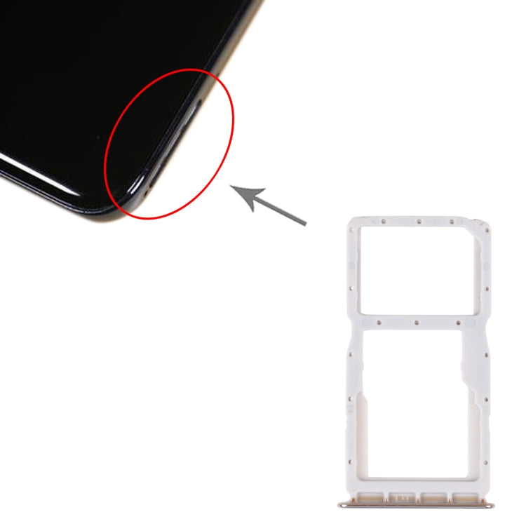 SIM Card Tray + SIM Card Tray / Micro SD Card Tray for Huawei Nova 4e