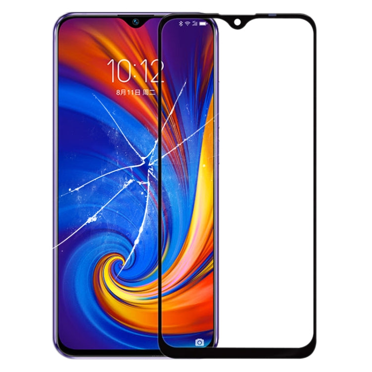 Front Screen Outer Glass Lens for Lenovo Z5s L78071(Black)