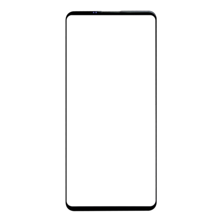 Front Screen Outer Glass Lens for ZTE Nubia X NX616J (Black)