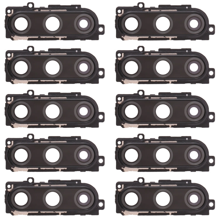 For Huawei Enjoy 10  10pcs Camera Lens Cover (Black)