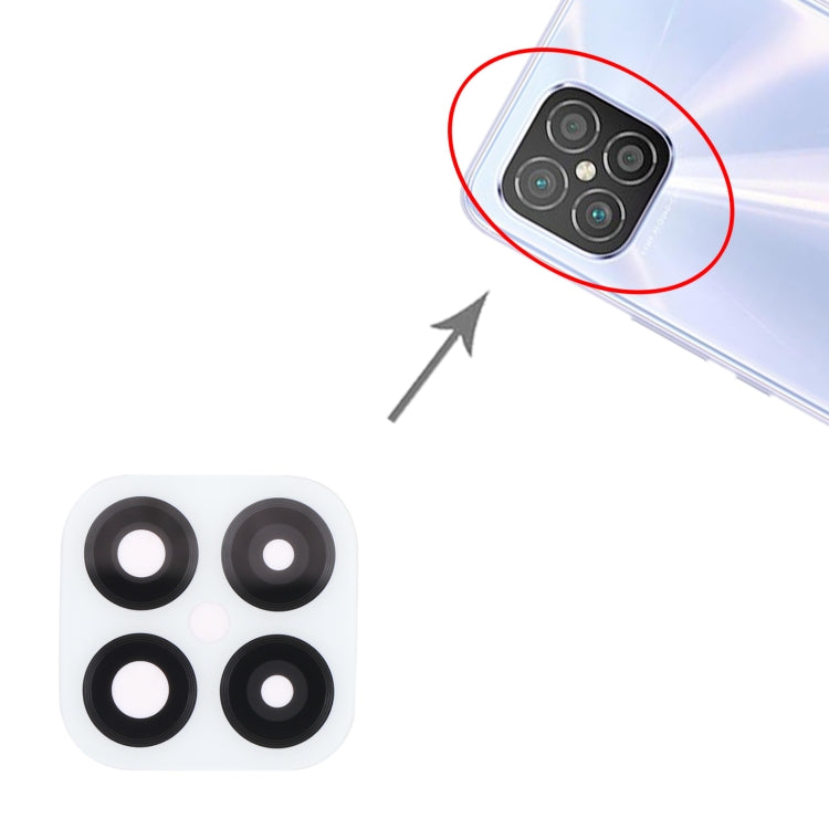 For Huawei Nova 8 SE  10pcs Back Camera Lens