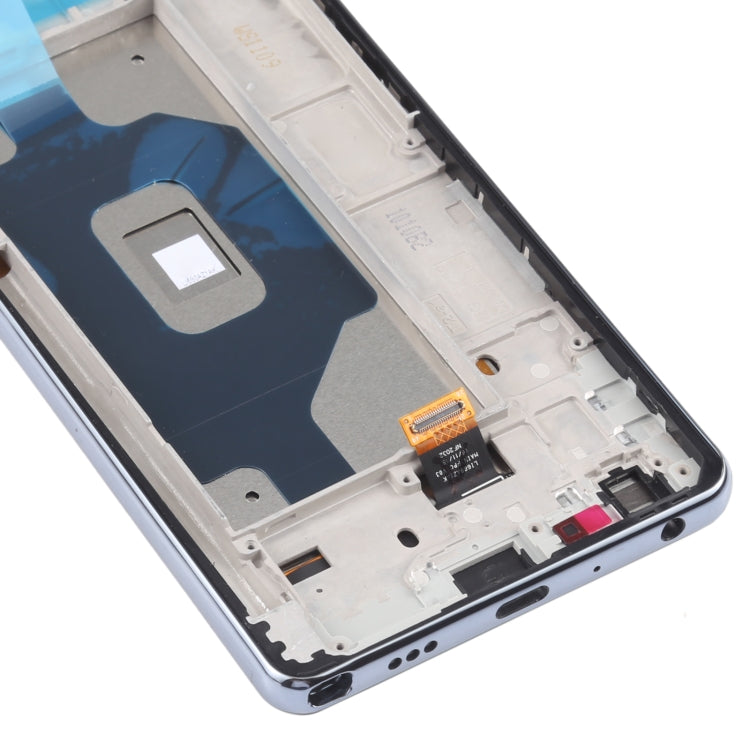 Original LCD Screen for LG Stylo 6 / K71 LMQ730TM LM-Q730TM LMQ730HA LM-Q730HA Digitizer Full Assembly with Frame