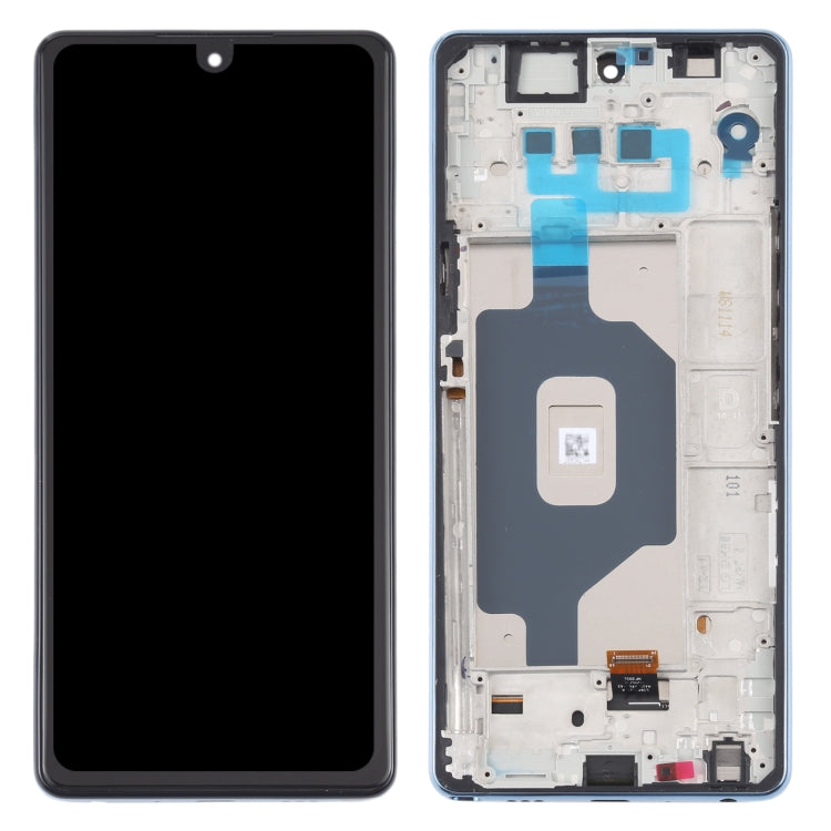 Original LCD Screen for LG Stylo 6 / K71 LMQ730TM LM-Q730TM LMQ730HA LM-Q730HA Digitizer Full Assembly with Frame