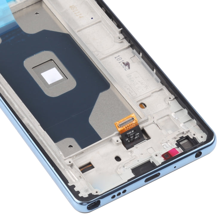 Original LCD Screen for LG Stylo 6 / K71 LMQ730TM LM-Q730TM LMQ730HA LM-Q730HA Digitizer Full Assembly with Frame
