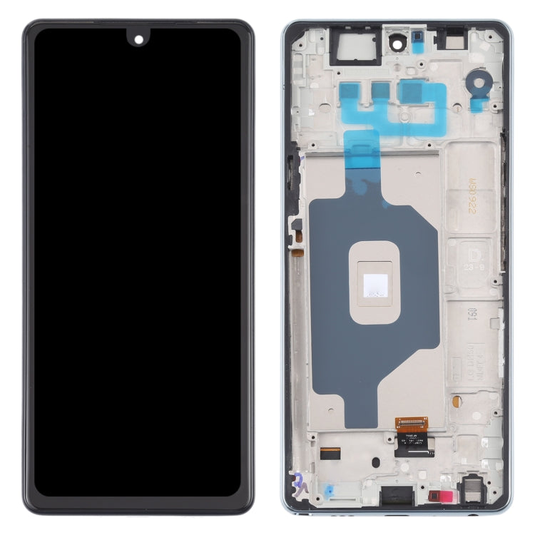 Original LCD Screen for LG Stylo 6 / K71 LMQ730TM LM-Q730TM LMQ730HA LM-Q730HA Digitizer Full Assembly with Frame