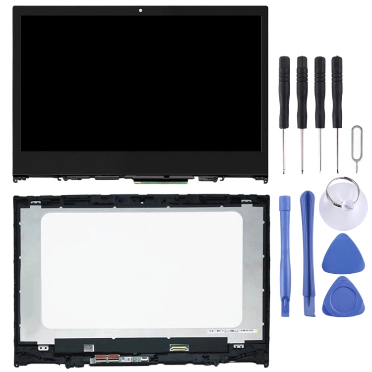 1366 x 768px OEM LCD Screen for Lenovo Yoga 520-14IKB Digitizer Full Assembly With Frame (Black)
