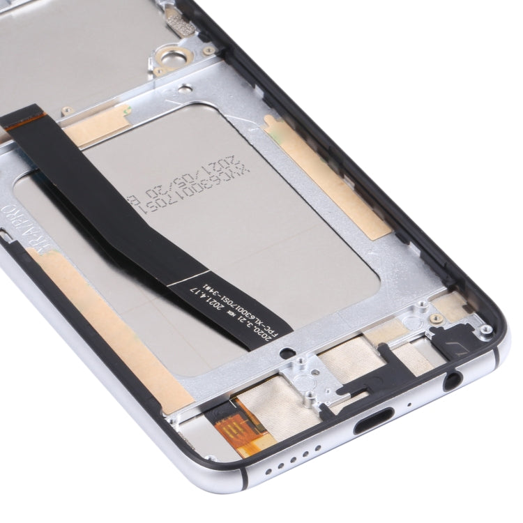 Original LCD Screen for UMIDIGI A7 Pro Digitizer Full Assembly with Frame (Silver)