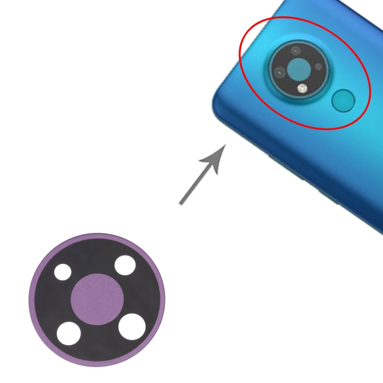 10 PCS Back Camera Lens for Nokia 3.4 TA-1288 TA-1285 TA-1283