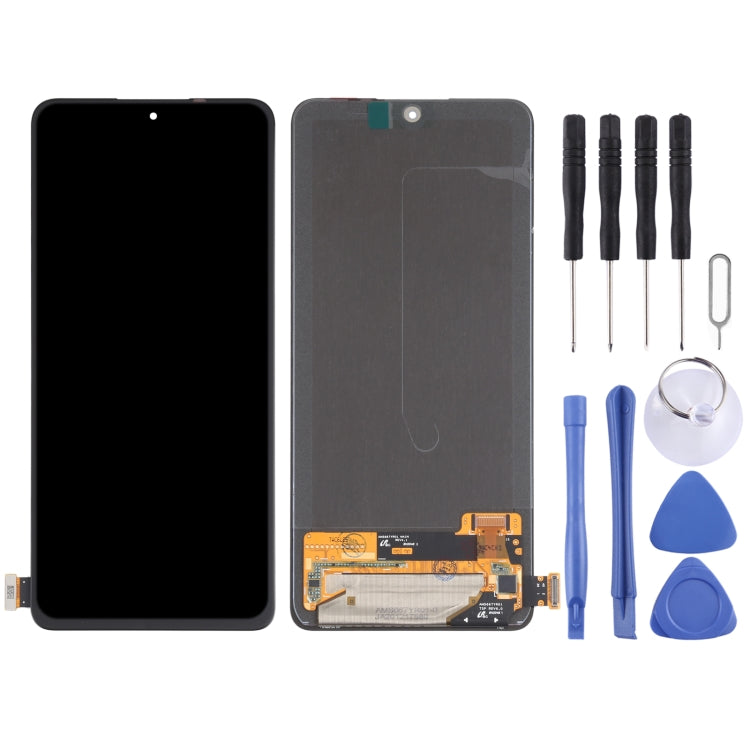 OLED Material LCD Screen and Digitizer Full Assembly for Xiaomi Redmi Note 10 Pro 4G / Redmi Note 10 Pro (India) / Redmi Note 10 Pro Max (4G) M2101K6G M2101K6R M2101K6P M2101K6I