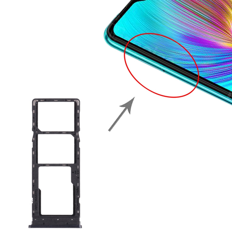 For infinix Hot 9 Play X680 C680B X680C SIM Card Tray + SIM Card Tray + Micro SD Card Tray