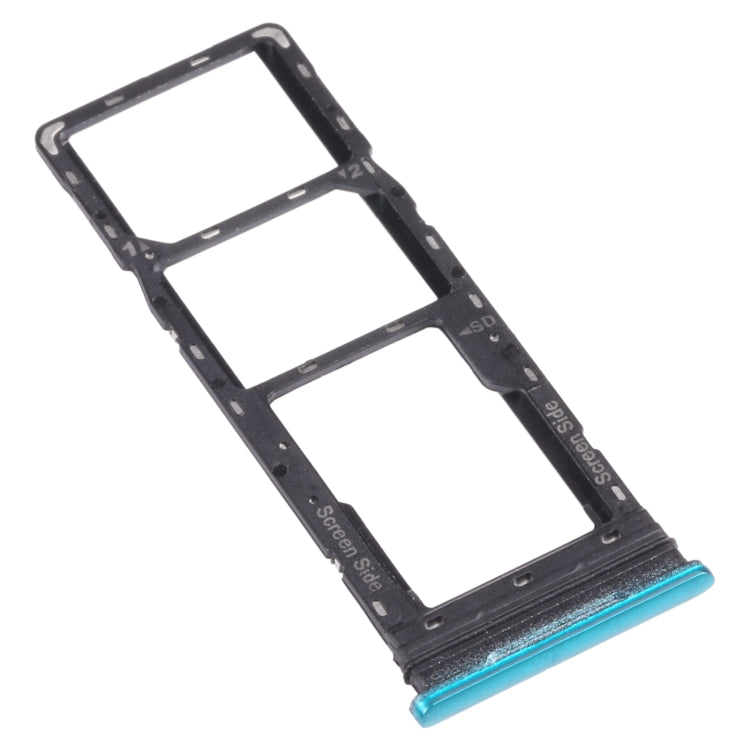 For infinix Smart 5 X657 X657C SIM Card Tray + SIM Card Tray + Micro SD Card Tray