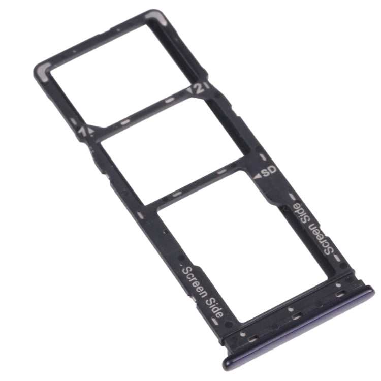 For Tecno Camon 12 Air CC6 SIM Card Tray + SIM Card Tray + Micro SD Card Tray