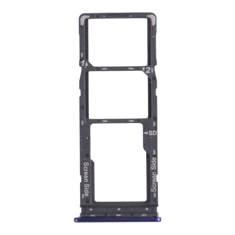 For Tecno Camon 12 Air CC6 SIM Card Tray + SIM Card Tray + Micro SD Card Tray