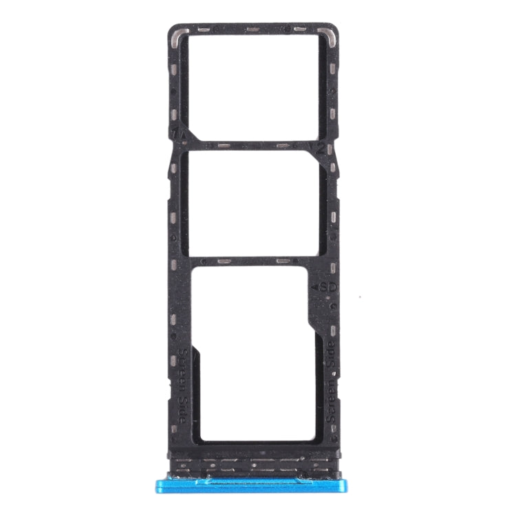 For Infinix Hot 10s / Hot 10T X689B X689 X689C SIM Card Tray + SIM Card Tray + Micro SD Card Tray