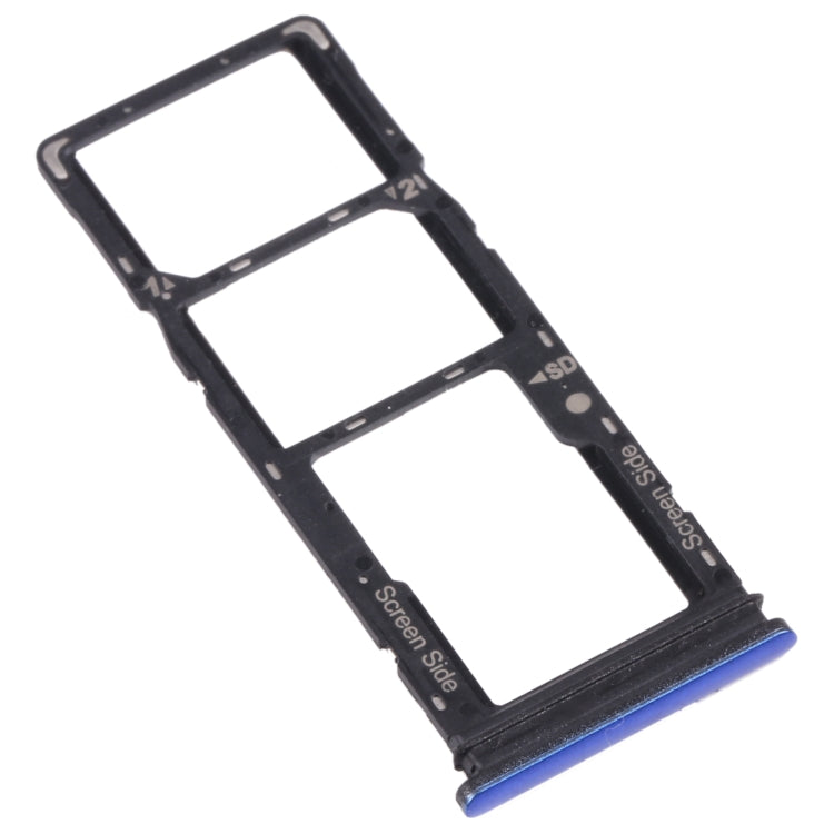 For Tecno Spark 5 Pro KD7 SIM Card Tray + SIM Card Tray + Micro SD Card Tray
