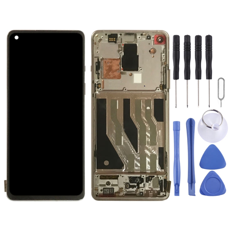 For OnePlus 8 IN2013 2017 2010 Digitizer Full Assembly With Frame Original LCD Screen