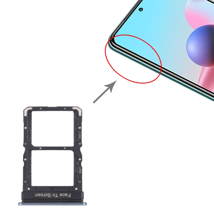 SIM Card Tray + SIM Card Tray for Xiaomi Redmi Note 10 Pro 5G / Poco X3 GT