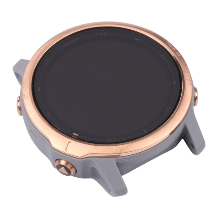 LCD Screen and Digitizer Full Assembly With Frame for Garmin Fenix 6S