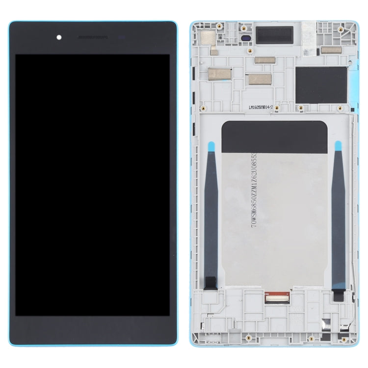 OEM LCD Screen for Lenovo Tab3 7 inch 730 TB3-730 TB3-730X TB3-730F TB3-730M Digitizer Full Assembly with Frame (Blue)