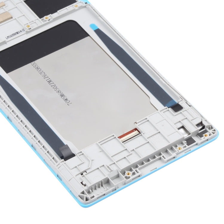 OEM LCD Screen for Lenovo Tab3 7 inch 730 TB3-730 TB3-730X TB3-730F TB3-730M Digitizer Full Assembly with Frame (Blue)