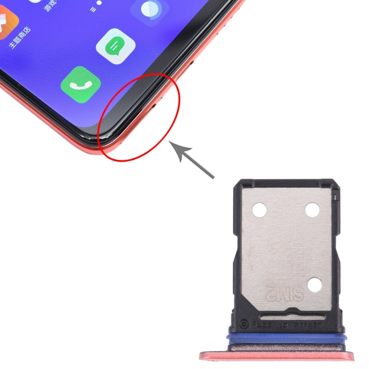 For OPPO Realme V15 5G SIM Card Tray + SIM Card Tray