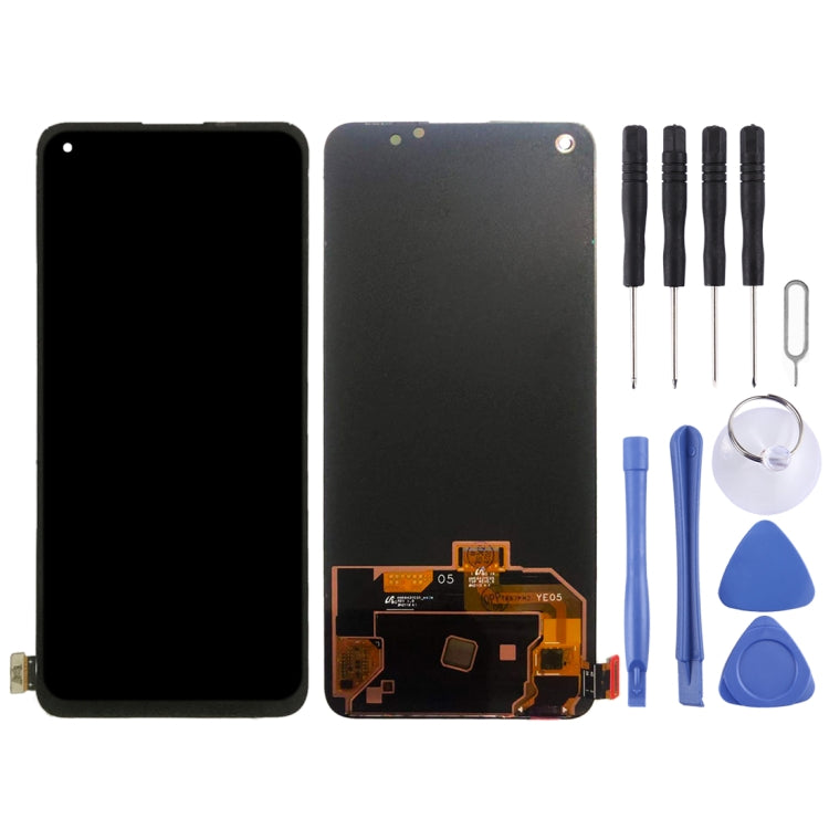 For OnePlus Nord 2 5G 2021  with Digitizer Full Assembly Original LCD Screen (Black)